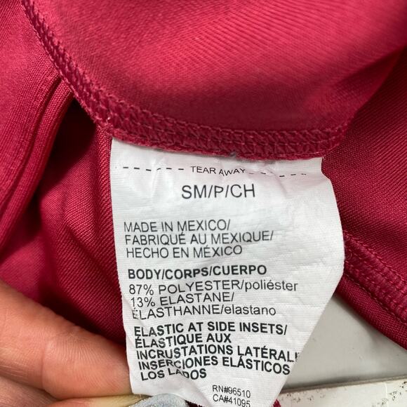 Under Armour HeatGear Impulse Leggings Pink Ankle Crop Mesh Side Womens Small - Picture 8 of 9